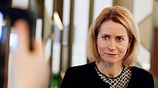 Pedstavitelka EU pro zahraniní vci a bezpenostní politiku Kaja Kallasová na...