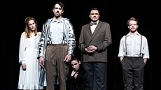 Herci Týna Prchová, Ondej erný, Luká Jurek a Marek Frka. (9. ledna 2025)