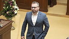 Ministr práce a sociálních vcí Marian Jureka z KDU-SL pi jednání o zvýení...