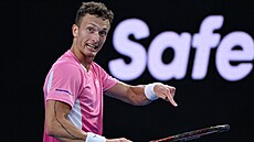 Ji�í Lehe�ka ve t�etím kole Australian Open