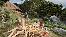 Údolí ohro�ené divo�iny roz�í�í libereckou zoologickou zahradu. 