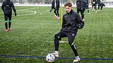 Alexandr Bu�ek z Karviné b�hem zimní p�ípravy.