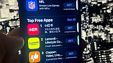 Náhled ínské mobilní aplikace Xiaohongshu, které se íká také RedNote. V...
