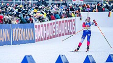 Heda Mikolá�ová b�hem �tafety v Ruhpoldingu