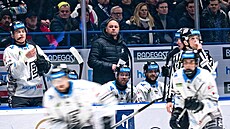 Kladno, 10. 1. 2025. Rytí�i Kladno - Energie Karlovy Vary. Hostující trenér...