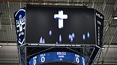 Kladno, 10. 1. 2025. Rytíi Kladno - Energie Karlovy Vary. I v Kladn se drela...