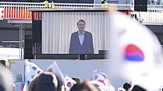 Videovzkaz od jihokorejského prezidenta Jun Sok-jola p�ed jeho zat�ením (15....