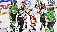 �arvátka v utkání Mladé Boleslavi s Hradcem Králové.