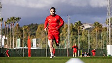 Posila slávistických fotbalist Vasil Kuej na soustední ve panlské...