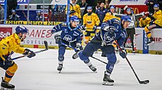 Úto�ná akce Kladna v zápase s �eskými Bud�jovicemi.