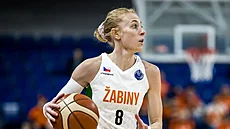 Petra Záplatová ze �abin Brno v euroligovém zápase