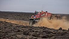 Aleš Loprais během maratónské etapy na Rallye Dakar 2025.