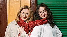 Terezie Tománková a její dcera Ema Ka�parovská