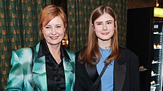 Jitka Schneiderová a její dcera Sofie Anna vehlíková (13. ledna 2025)