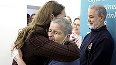 Princezna Kate na návštěvě londýnské nemocnice The Royal Marsden, kde se sama...