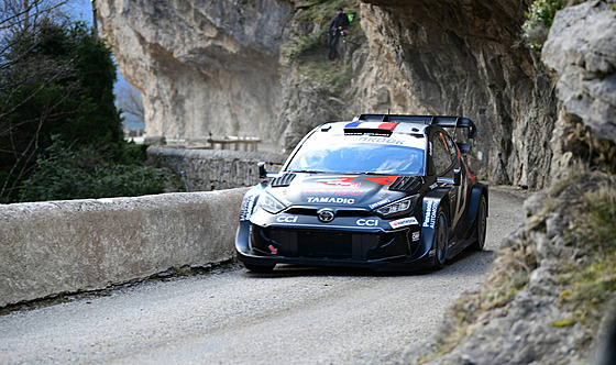 Sébastien Ogier na Rallye Monte Carlo.