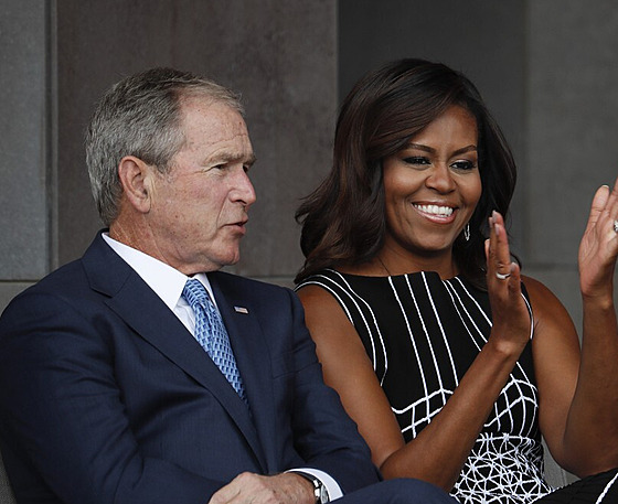 George W. Bush a Michelle Obamová.
