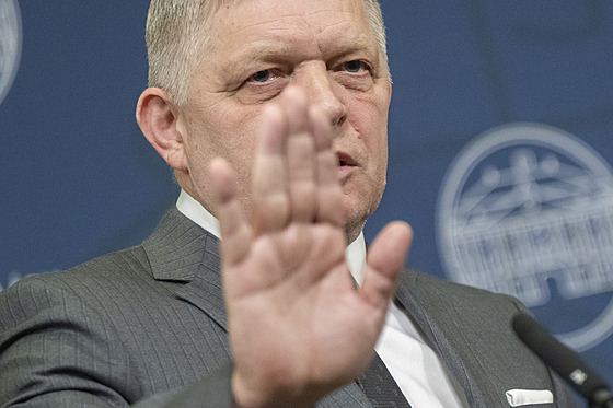Slovenský premiér Robert Fico (22. ledna 2025)