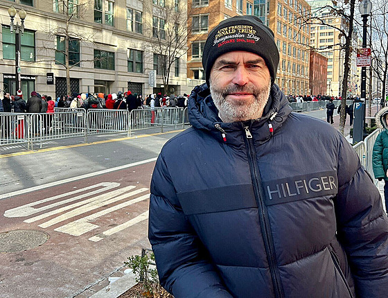 Senátor Robert lachta ped inaugurací Donalda Trumpa ve Washingtonu (20. ledna...