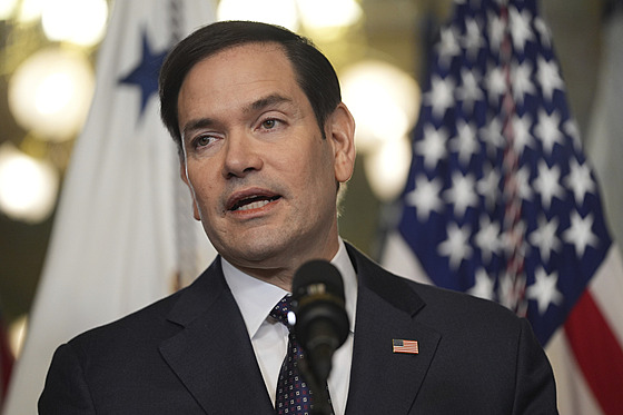 Ministr zahrani�í USA Marco Rubio (21. ledna 2025)