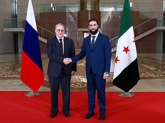 Námstek ruského ministerstva zahranií Michail Bogdanov pi setkání s...