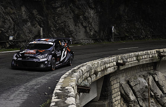 Sébastien Ogier b�hem Rallye Monte Carlo.