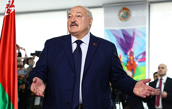 Prezidentské volby dle oekávání ovládl Alexandr Lukaenko a získal 87,6...