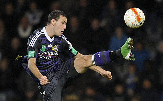 Jan Lecjaks v dresu Anderlechtu