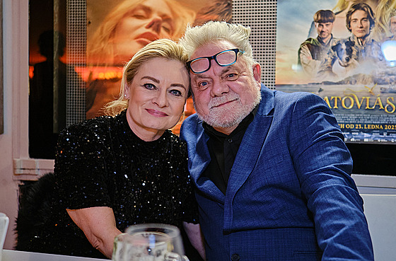 Václav Upír Krejí a jeho pítelkyn Lucie (23. ledna 2025)