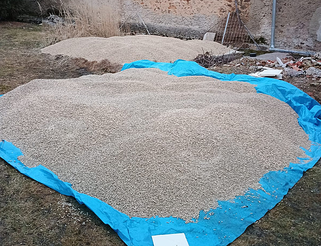 Hasii v obou pípadech vyházeli pelety ze sklep. Tím teplota klesla.