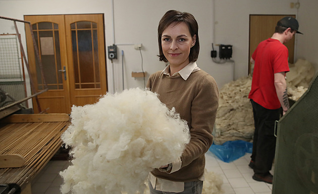 Zuzana Bílková, majitelka firmy Besky - vlnné pikrývky z hor (20. ledna 2025)