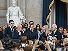 Donald Trump sloil písahu v den své prezidentské inaugurace v Rotund...