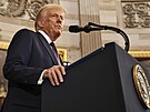 Donald Trump sloil písahu v den své prezidentské inaugurace v Rotund...
