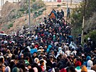 Palestinci ekají, a se budou moci vrátit do svých domov na severu Gazy poté,...