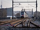 V Holeovicích pokrauje stavba nádraí Praha-Bubny. (22. ledna 2025)