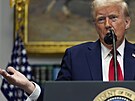 Donald Trump pi svém projevu (21. ledna 2025)
