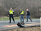 Pi nehod policejnho auta jedoucho k havrii dodvky u Pistoupimi na...