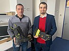 Petr Ka�par (vlevo) a Radek Soukup z Fakulty elektrotechnick� Z�pado�esk�...
