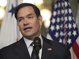 Ministr zahranií USA Marco Rubio (21. ledna 2025)