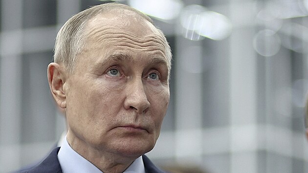 Rusk� prezident Vladimir Putin na n�v�t�v� m�sta Togliatti (28. ledna 2025)