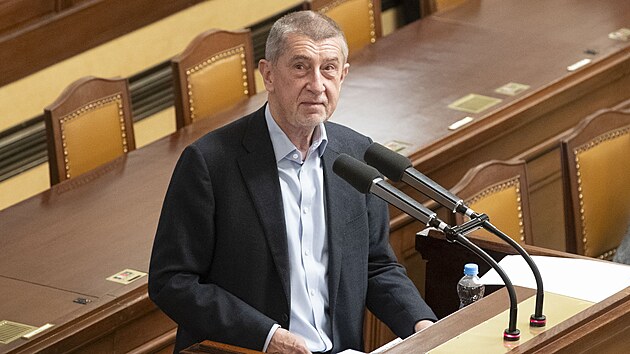 Sn�movna projedn�v� novelu o r�stu televizn�ho a rozhlasov�ho poplatku. Na sn�mku Andrej Babi�. (29. ledna 2025)