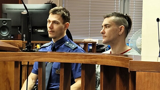 Obalovan Tom Hradeck v jednac sni steckho krajskho soudu (21. ledna 2025)