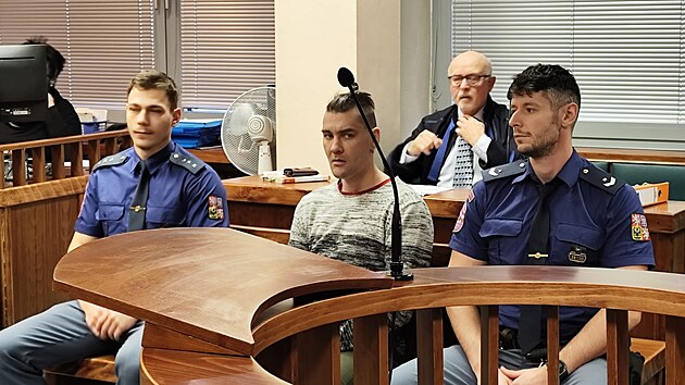 Obalovan Tom Hradeck v jednac sni steckho krajskho soudu (21. ledna 2025)