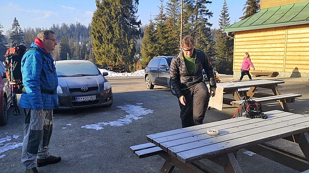 Start u chaty Slan� Voda