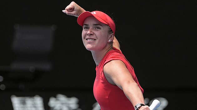 Ukrajinsk� tenistka Elina Svitolinov� slav� postup do �tvrtfin�le Australian...