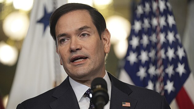 Ministr zahrani�� USA Marco Rubio (21. ledna 2025)