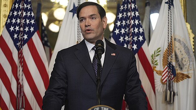 Ministr zahrani�� USA Marco Rubio (21. ledna 2025)