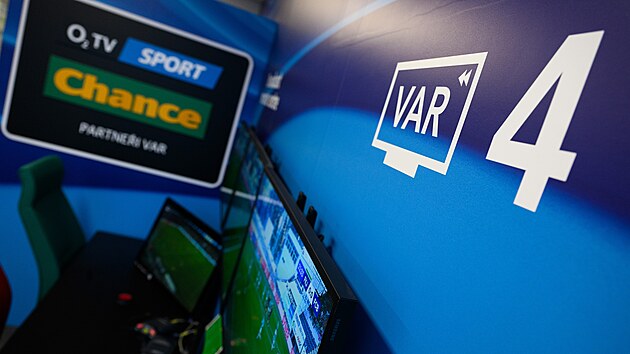 Pohled do centr�ly VAR v pra�sk� Michli.