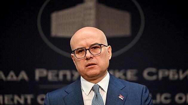Srbsk premir Milo Vuevi (28. ledna 2025)