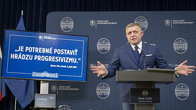 Slovensk� premi�r Robert Fico (27. ledna 2025)